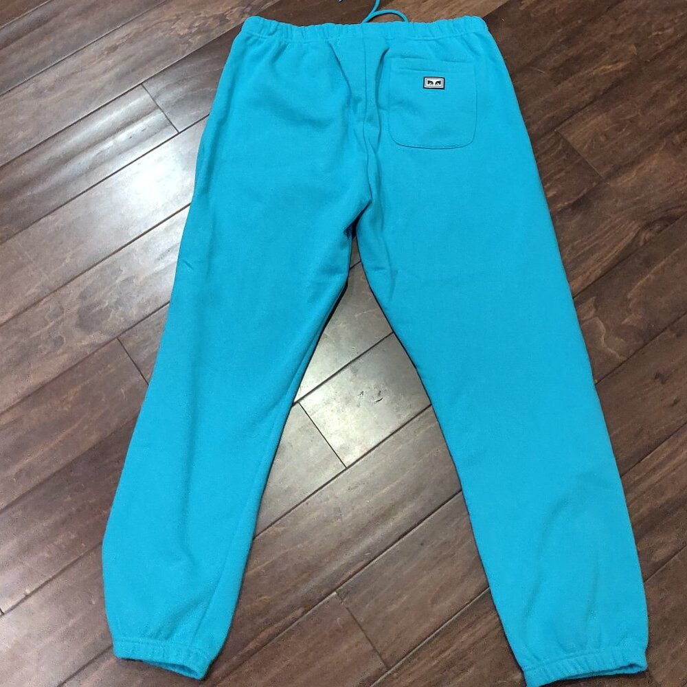 OBEY All Eyez Turquoise Sweatpants MEN'S XL